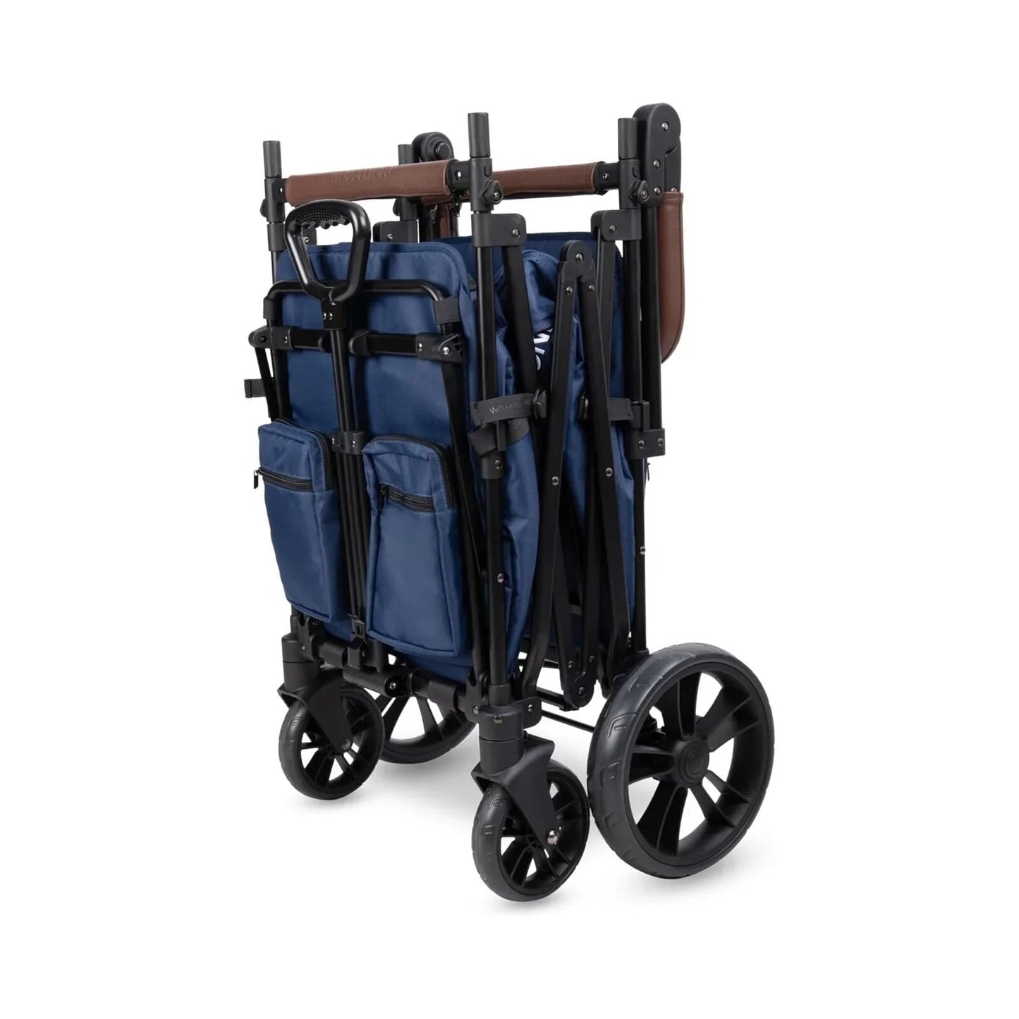 Wonderfold X2R Push and Pull Quad Stroller Wagon - Sapphire Navy - mezetto ebebek ebebek