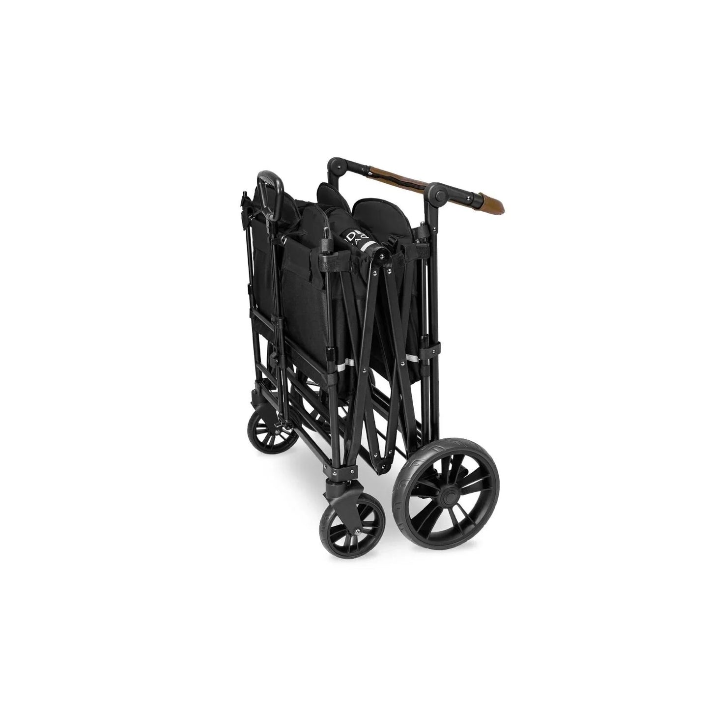 Wonderfold X4R Push and Pull Quad Stroller Wagon - Black - mezetto ebebek ebebek