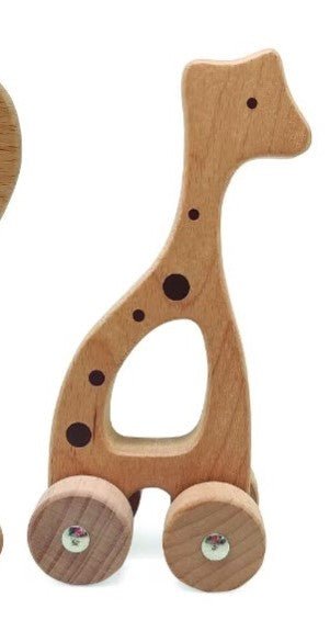 Wooden Animals on Wheels - mezetto Baby&More Baby&More