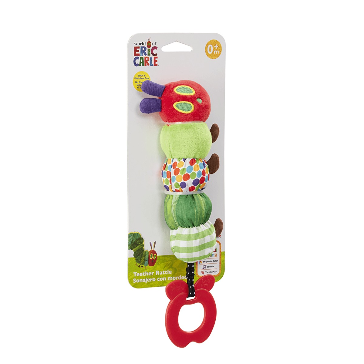 World Of Eric Carle The Very Hungry Caterpillar Teether Rattle - mezetto ebebek ebebek