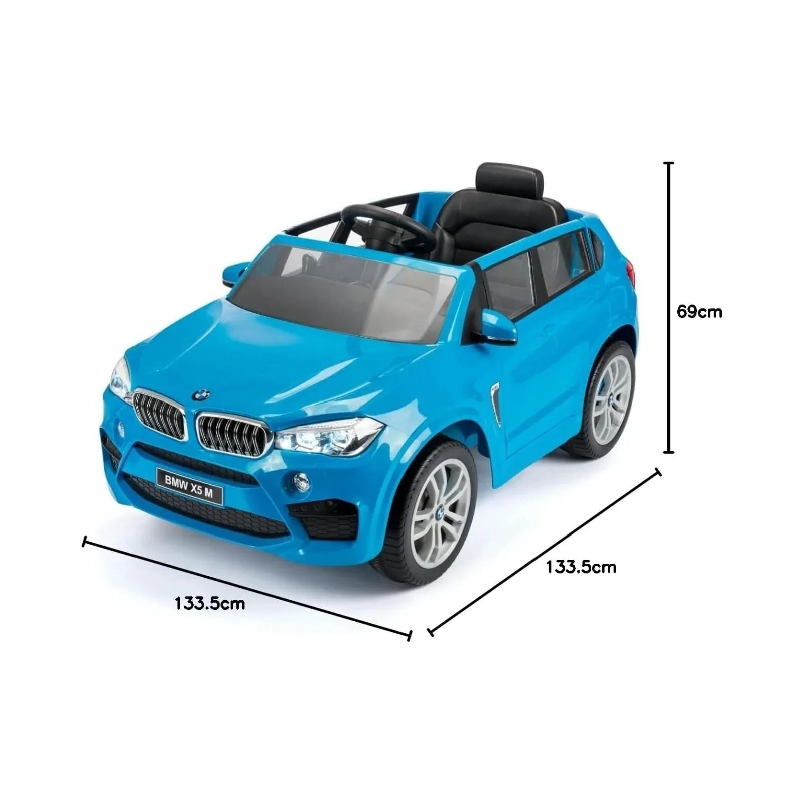 Xootz BMW X5 12V Electric Ride On with Lithium Battery - Blue - mezetto ebebek ebebek