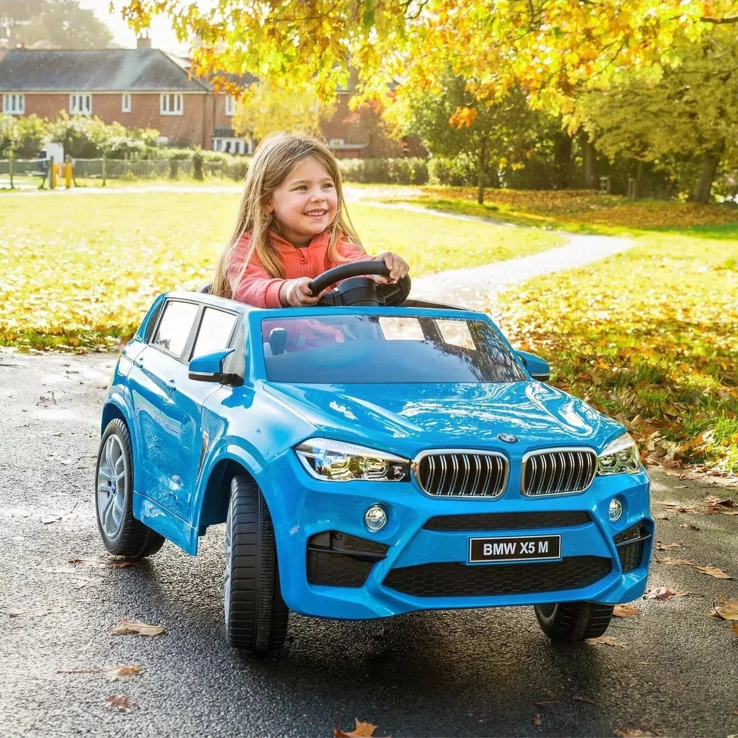 Xootz BMW X5 12V Electric Ride On with Lithium Battery - Blue - mezetto ebebek ebebek