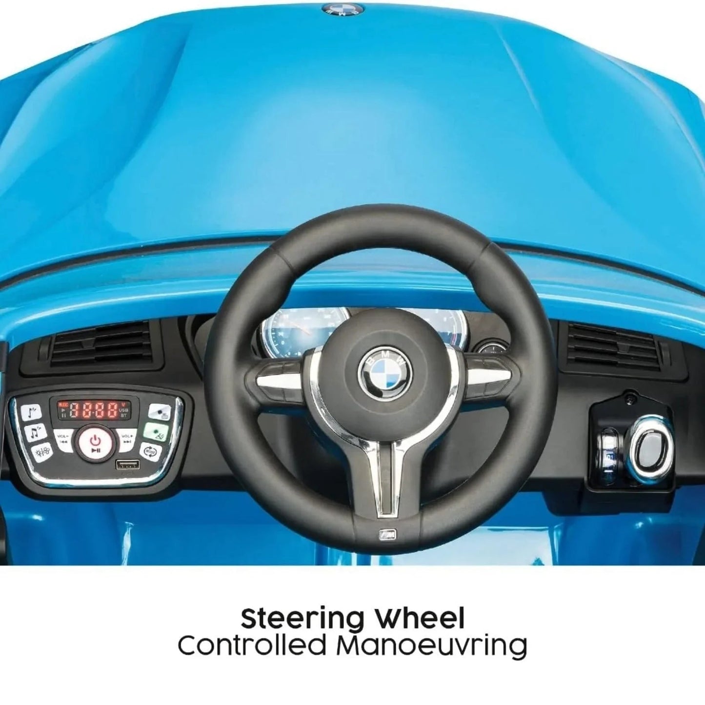 Xootz BMW X5 12V Electric Ride On with Lithium Battery - Blue - mezetto ebebek ebebek