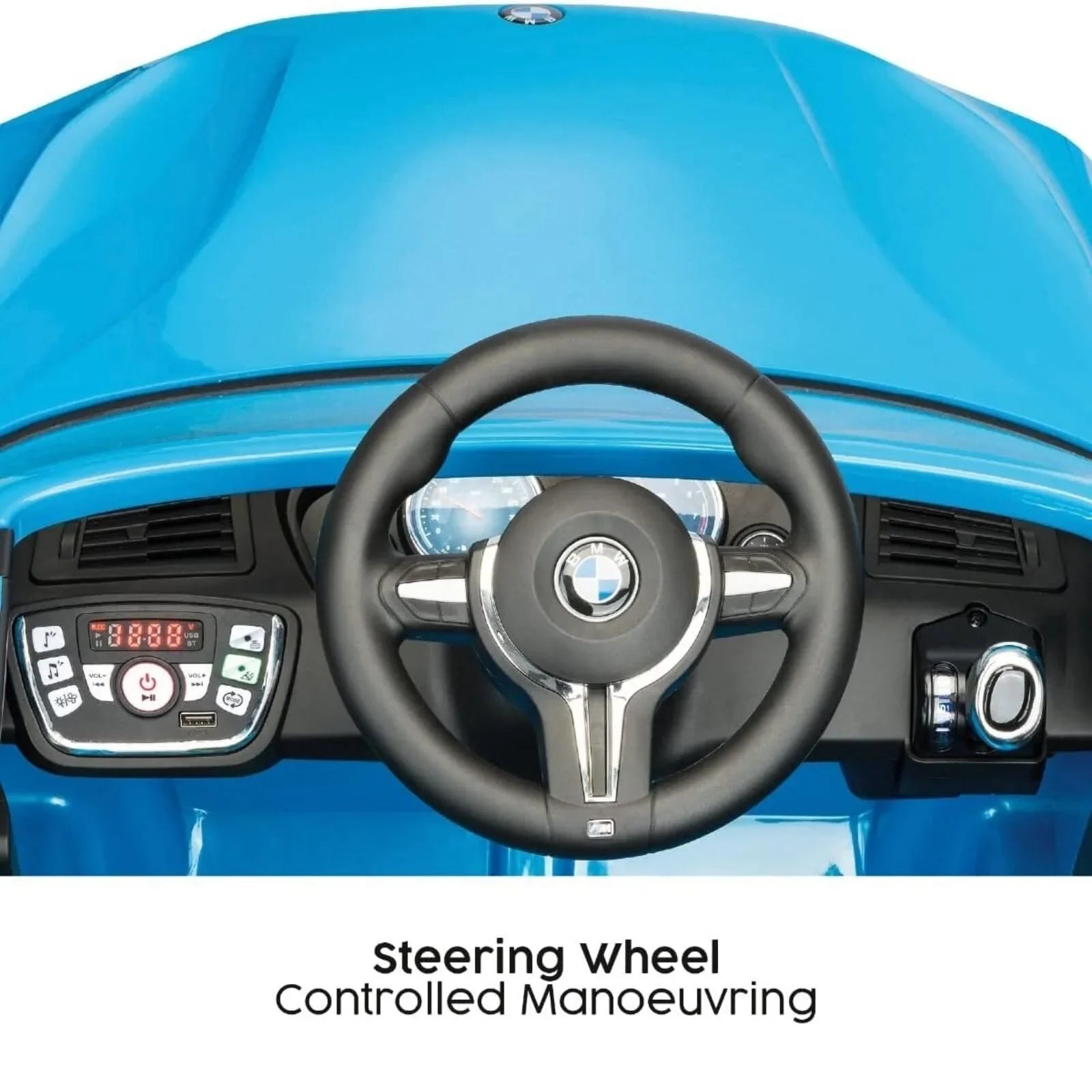 Xootz BMW X5 12V Electric Ride On with Lithium Battery - Blue - mezetto ebebek ebebek