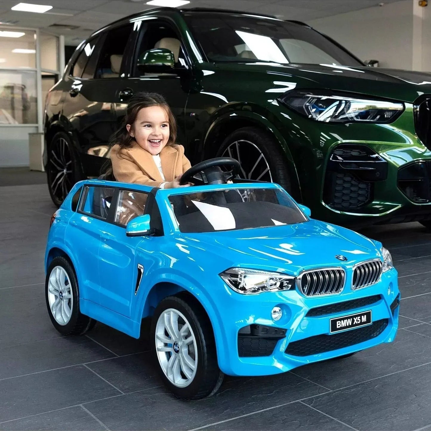 Xootz BMW X5 12V Electric Ride On with Lithium Battery - Blue - mezetto ebebek ebebek