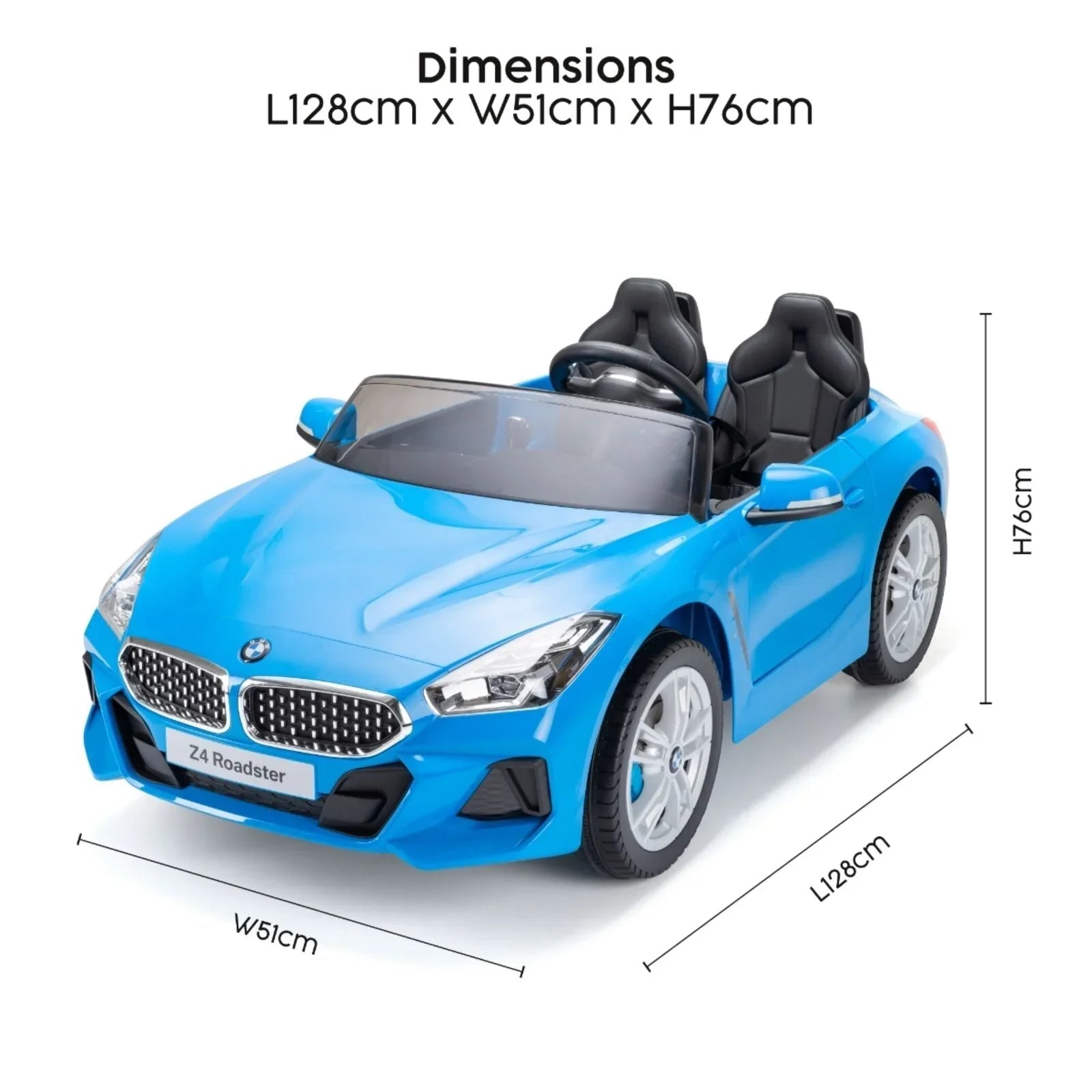 Xootz BMW Z4 12v Electric Ride - On Blue - Blue - mezetto ebebek ebebek