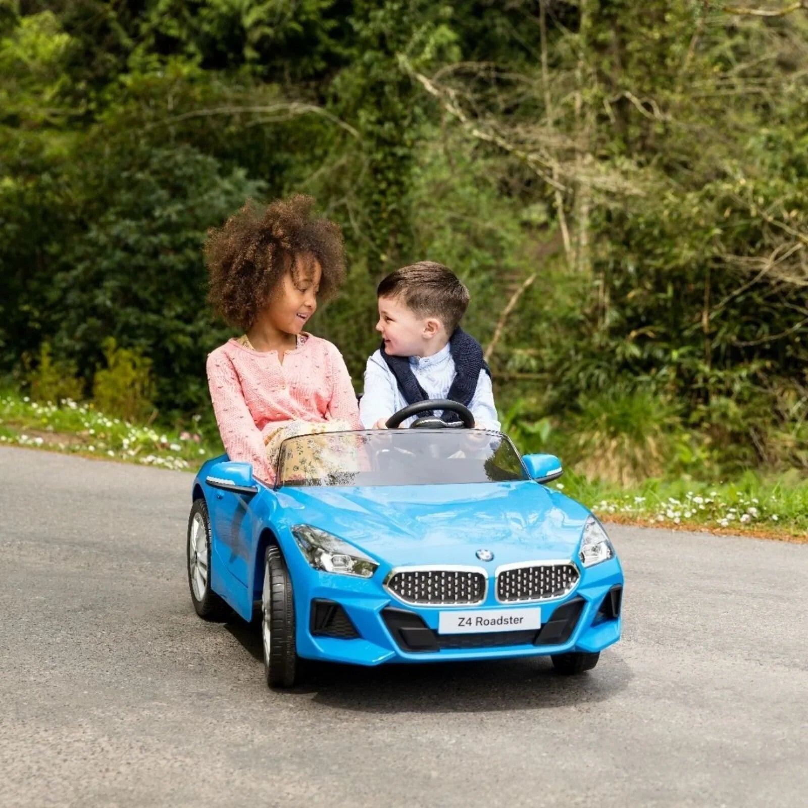 Xootz BMW Z4 12v Electric Ride - On Blue - Blue - mezetto ebebek ebebek
