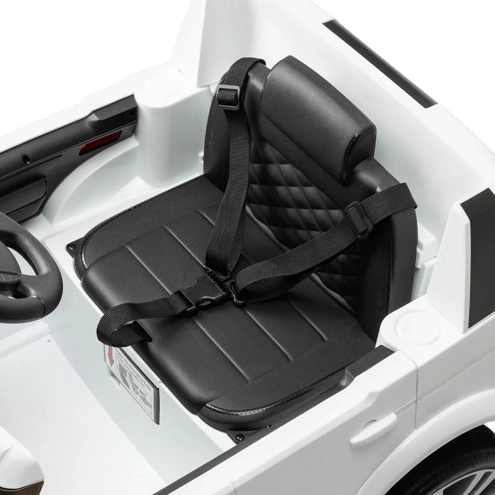 Xootz Land Rover Discovery 12v Ride On - White - mezetto ebebek ebebek