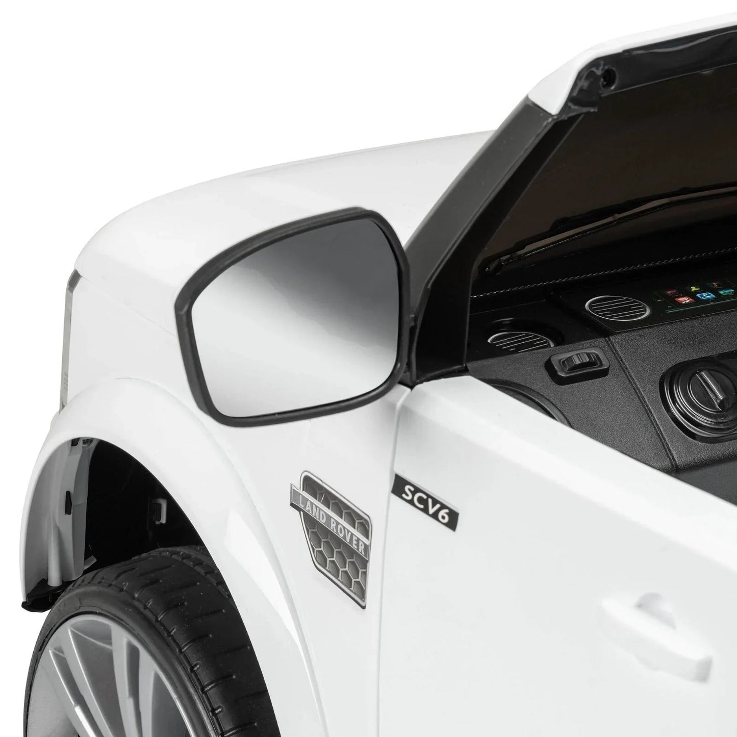 Xootz Land Rover Discovery 12v Ride On - White - mezetto ebebek ebebek