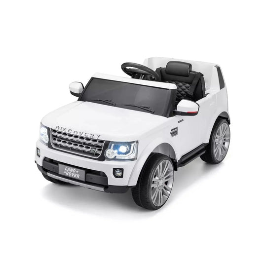 Xootz Landrover Discovery 12V Ride On Lithium - White - mezetto ebebek ebebek