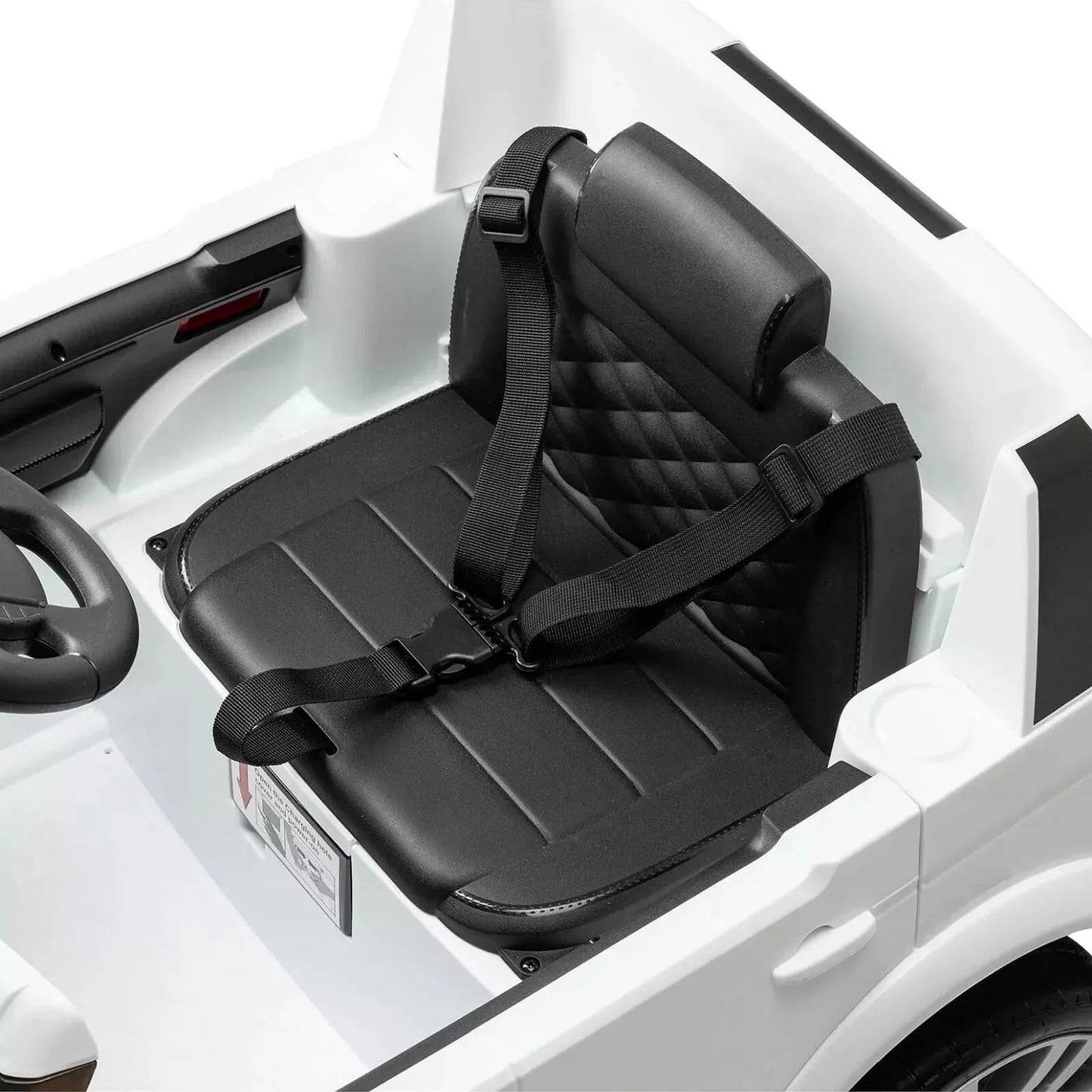 Xootz Landrover Discovery 12V Ride On Lithium - White - mezetto ebebek ebebek