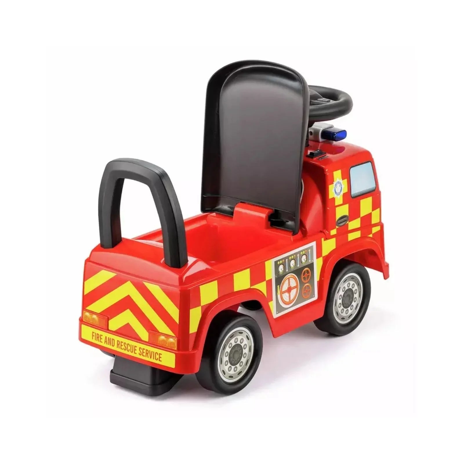 Xootz Mercedes - Benz Fire Engine Foot - to - Floor Ride On - Red - mezetto ebebek ebebek