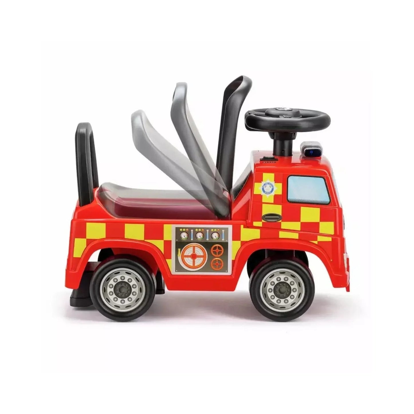 Xootz Mercedes - Benz Fire Engine Foot - to - Floor Ride On - Red - mezetto ebebek ebebek