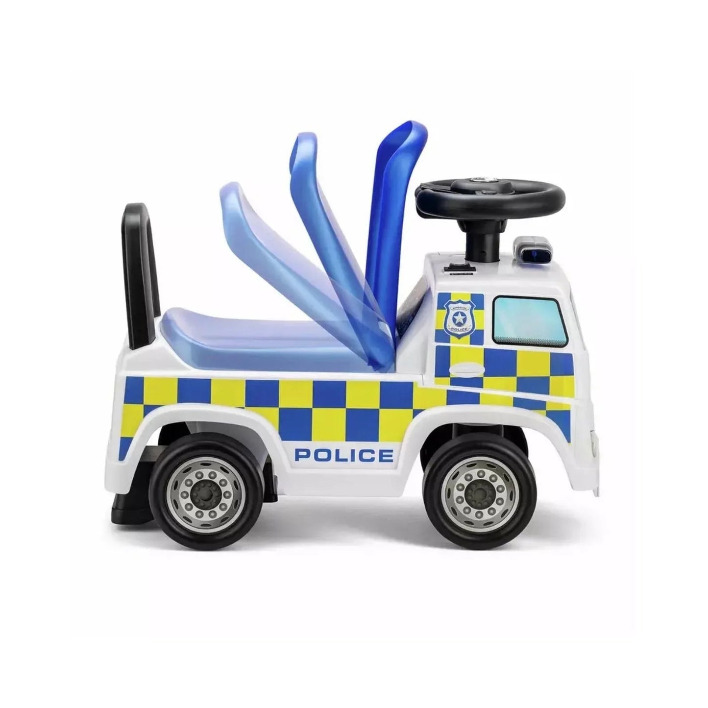 Xootz Mercedes - Benz Police Foot - to - Floor Ride On - White - mezetto ebebek ebebek