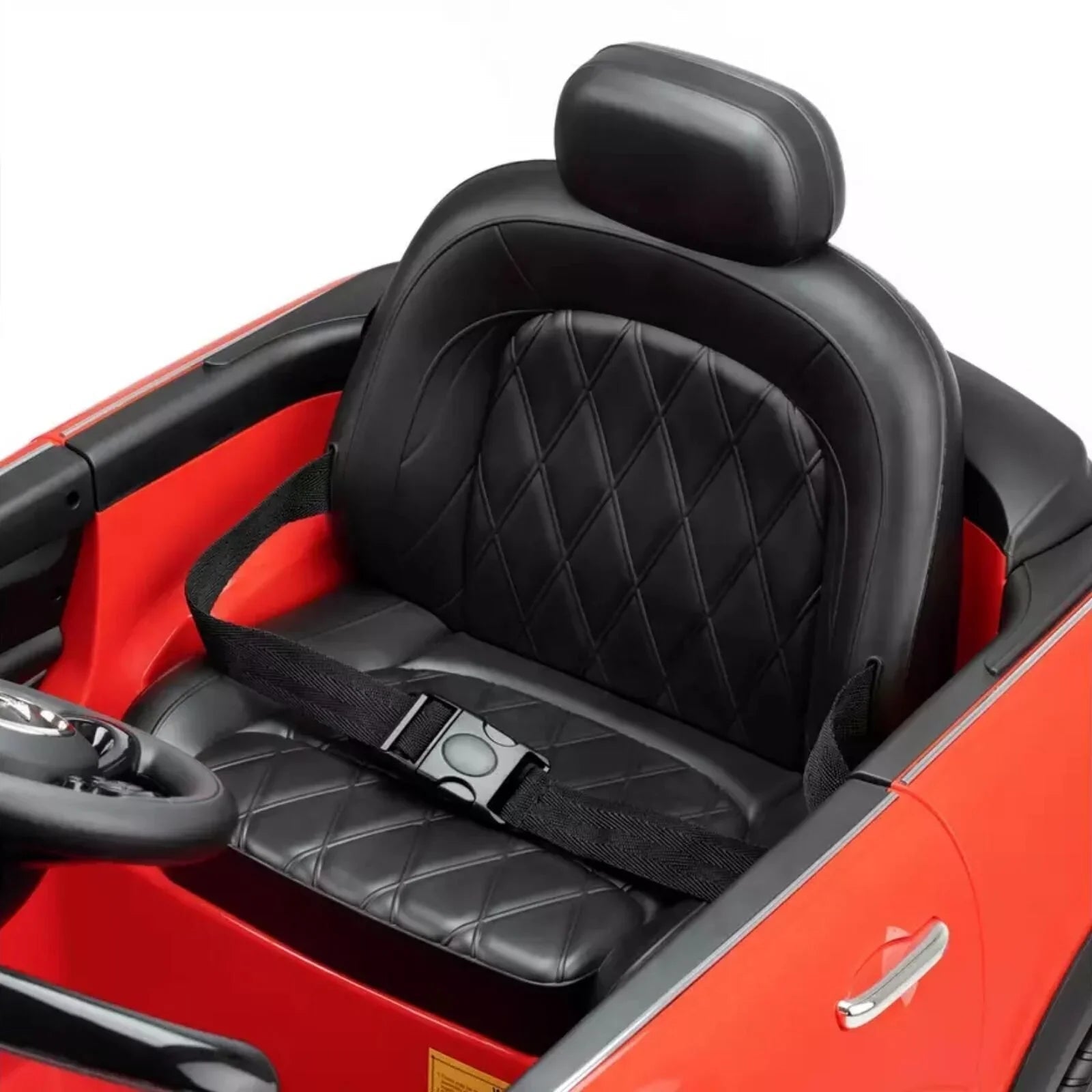 Xootz Mini Cooper Convertible 12V Electric Ride On - Red - mezetto ebebek ebebek