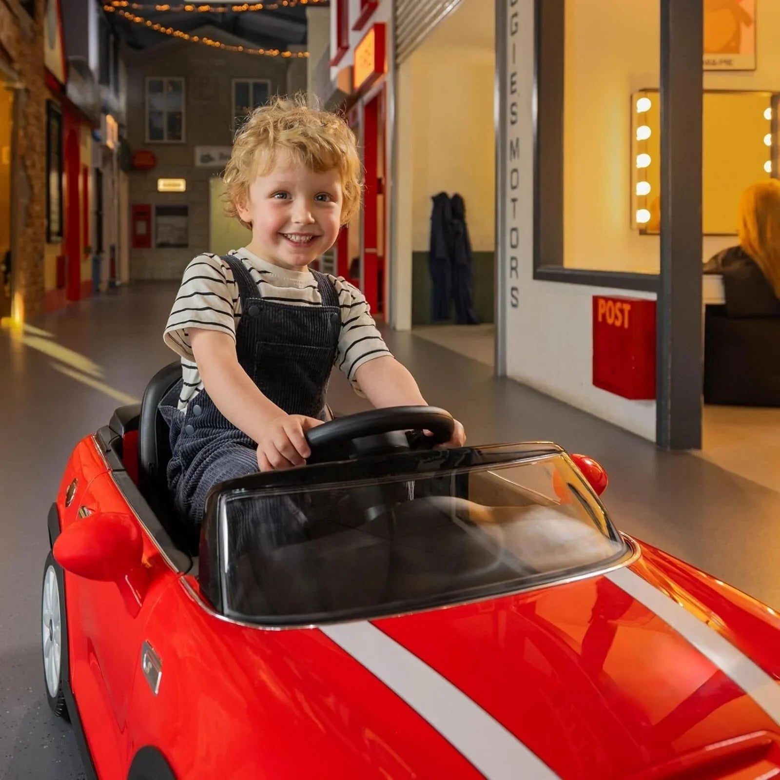 Xootz Mini Cooper Convertible 12V Electric Ride On - Red - mezetto ebebek ebebek