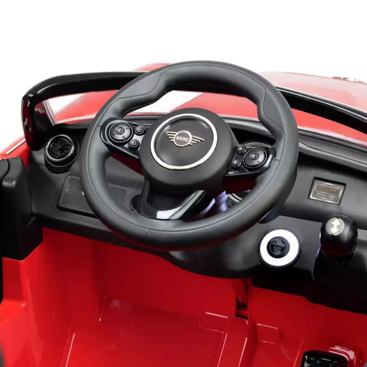 Xootz Mini Cooper Convertible 12V Electric Ride On - Red - mezetto ebebek ebebek
