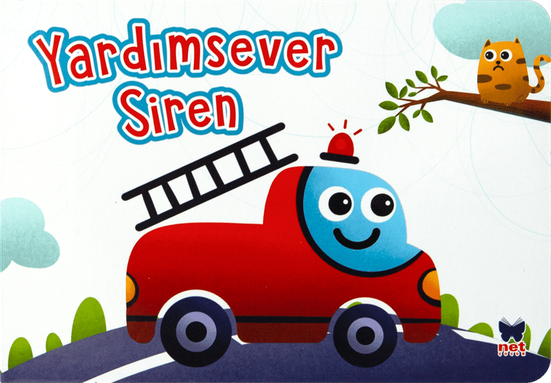 Yardımsever Siren - Çalışkan Taşıtlar - Net Çocuk Yayınları Kitap