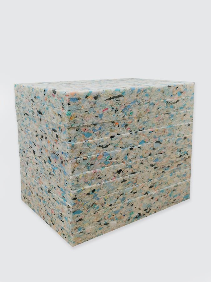 Yoga Studio 1'' Inch Chip Foam Half Yoga Block (10 Pack) - mezetto Shopify Collective Yoga Studio Store