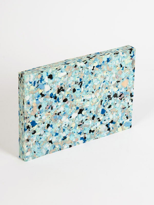 Yoga Studio 1 Inch Chip Foam Half Yoga Block (30 x 20 x 2.5cm) - mezetto Shopify Collective Yoga Studio Store