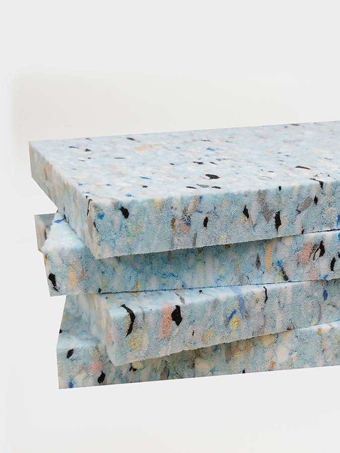 Yoga Studio 1'' Inch Chip Foam Half Yoga Block (4 Pack) - mezetto Shopify Collective Yoga Studio Store