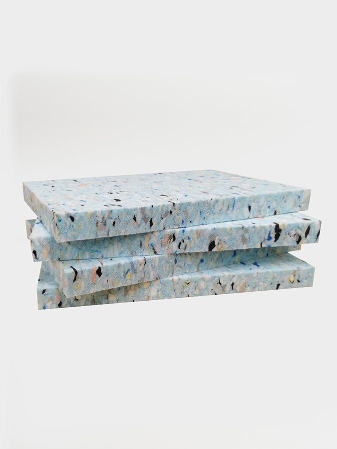 Yoga Studio 1'' Inch Chip Foam Half Yoga Block (4 Pack) - mezetto Shopify Collective Yoga Studio Store