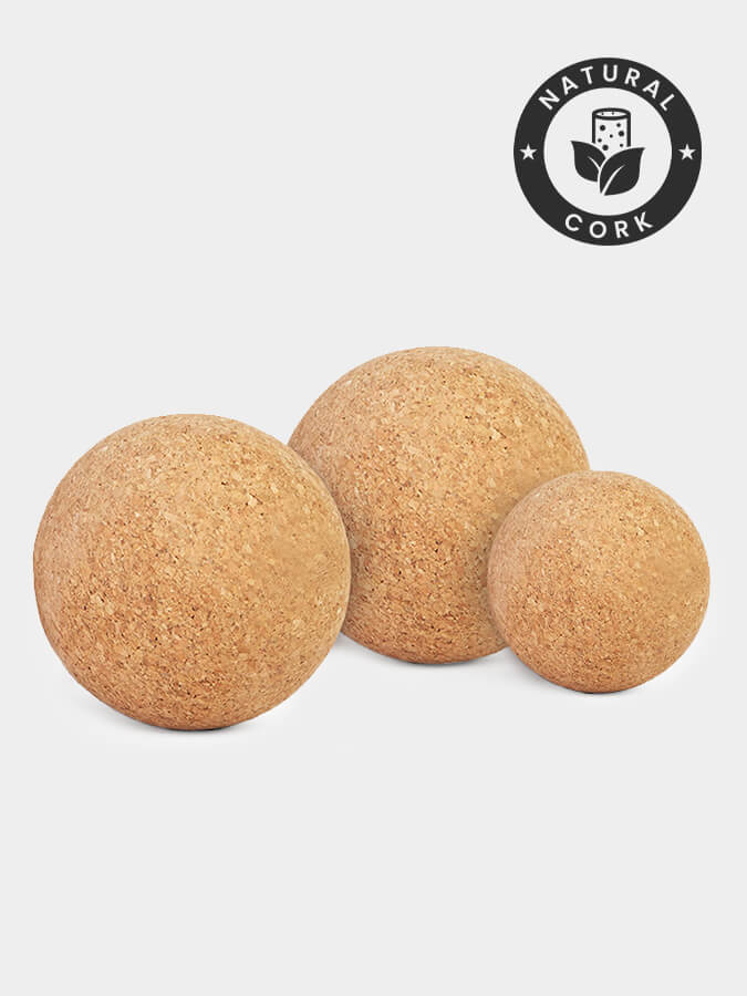Yoga Studio Cork Unbranded Massage Ball Set of 3 - 4cm, 2 x 6cm - mezetto Shopify Collective Yoga Studio Store