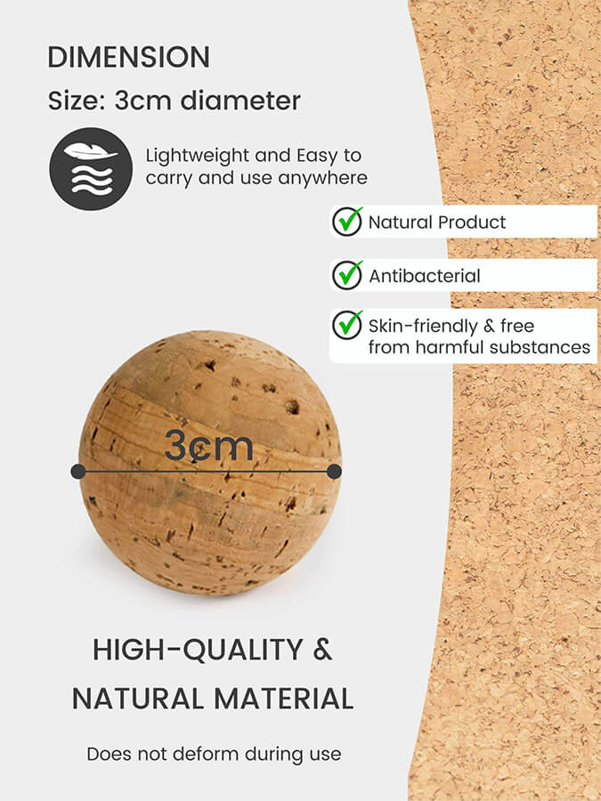 Yoga Studio Cork Unbranded Massage Balls - Twin Pack - mezetto Shopify Collective Yoga Studio Store