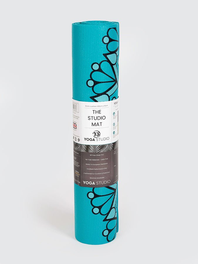 Yoga Studio Designed Sticky Yoga Mat 6mm - mezetto Shopify Collective Yoga Studio Store