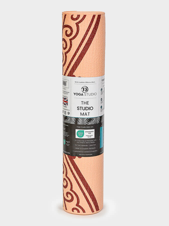 Yoga Studio Designed Sticky Yoga Mat 6mm - mezetto Shopify Collective Yoga Studio Store