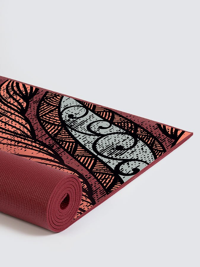 Yoga Studio Designed Sticky Yoga Mat 6mm - mezetto Shopify Collective Yoga Studio Store