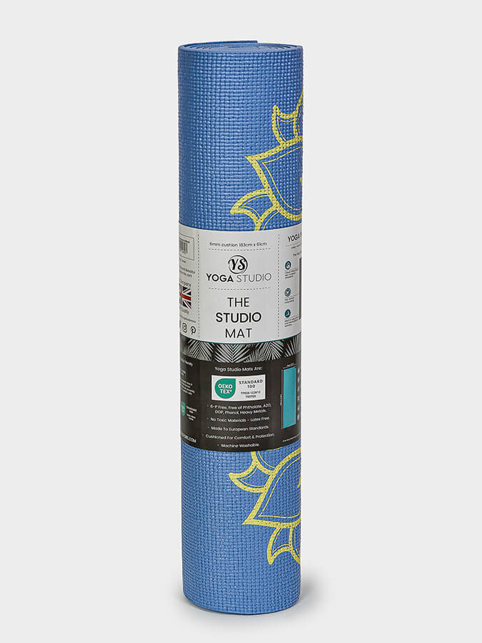 Yoga Studio Designed Sticky Yoga Mat 6mm - mezetto Shopify Collective Yoga Studio Store