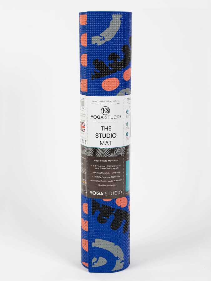 Yoga Studio Designed Sticky Yoga Mat 6mm - mezetto Shopify Collective Yoga Studio Store