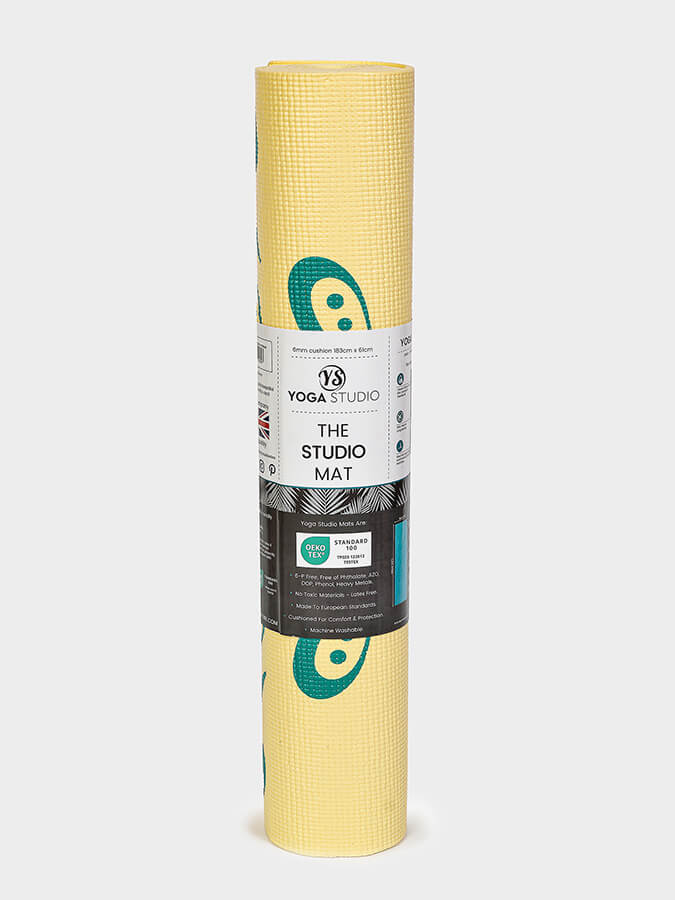 Yoga Studio Designed Sticky Yoga Mat 6mm - mezetto Shopify Collective Yoga Studio Store