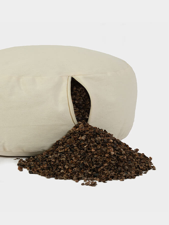 Yoga Studio EU Relaxed Buckwheat Meditation Cushion - mezetto Shopify Collective Yoga Studio Store