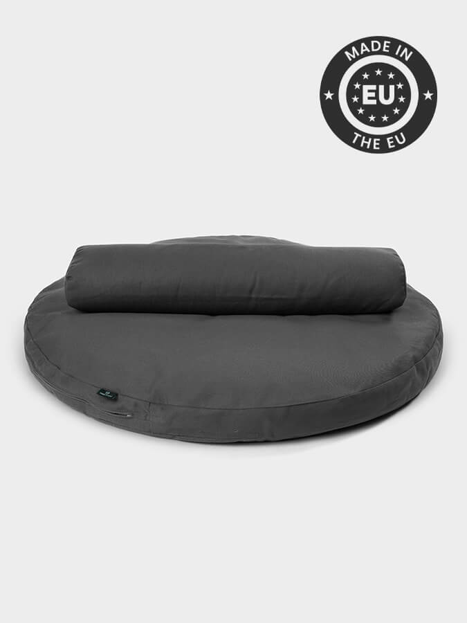 Yoga Studio EU Round Organic Zabuton Meditation Cushion Kit - Pranayama - mezetto Shopify Collective Yoga Studio Store