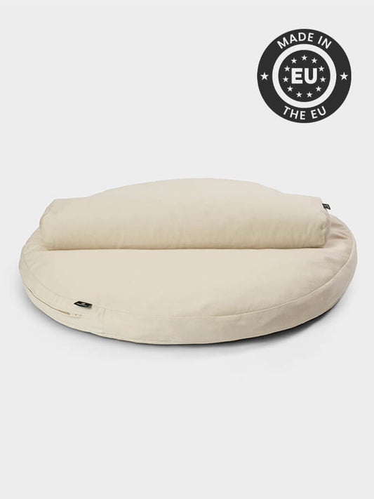 Yoga Studio EU Round Organic Zabuton Meditation Cushion Kit - Pranayama - mezetto Shopify Collective Yoga Studio Store
