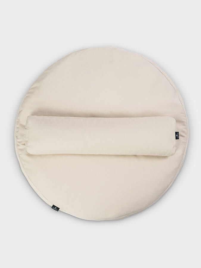 Yoga Studio EU Round Organic Zabuton Meditation Cushion Kit - Pranayama - mezetto Shopify Collective Yoga Studio Store