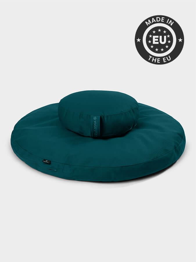 Yoga Studio EU Round Organic Zabuton Meditation Cushion Kit - Zafu - mezetto Shopify Collective Yoga Studio Store