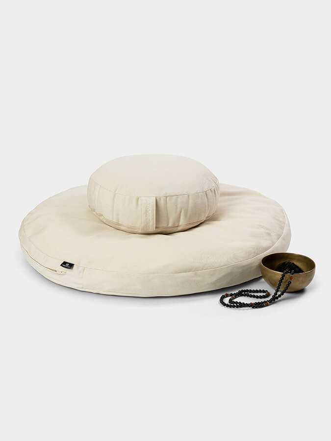 Yoga Studio EU Round Organic Zabuton Meditation Cushion Kit - Zafu - mezetto Shopify Collective Yoga Studio Store