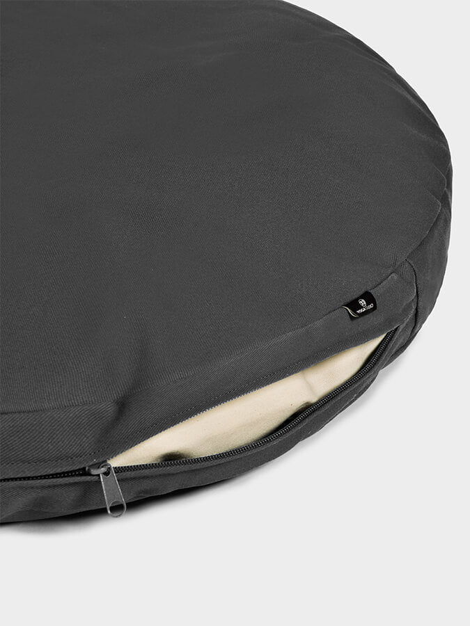 Yoga Studio EU Round Organic Zabuton Meditation Cushion - mezetto Shopify Collective Yoga Studio Store