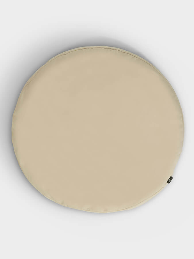 Yoga Studio EU Round Organic Zabuton Meditation Cushion - mezetto Shopify Collective Yoga Studio Store