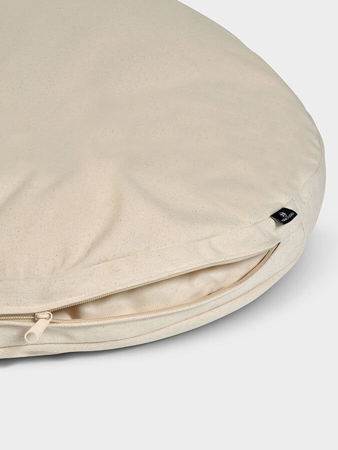 Yoga Studio EU Round Organic Zabuton Meditation Cushion - mezetto Shopify Collective Yoga Studio Store