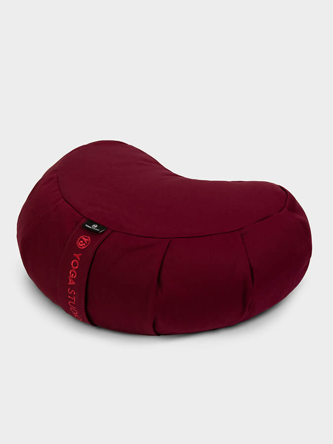 Yoga Studio European Organic Buckwheat Zafu Crescent Cushion - mezetto Shopify Collective Yoga Studio Store