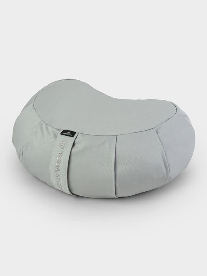 Yoga Studio European Organic Buckwheat Zafu Crescent Cushion - mezetto Shopify Collective Yoga Studio Store