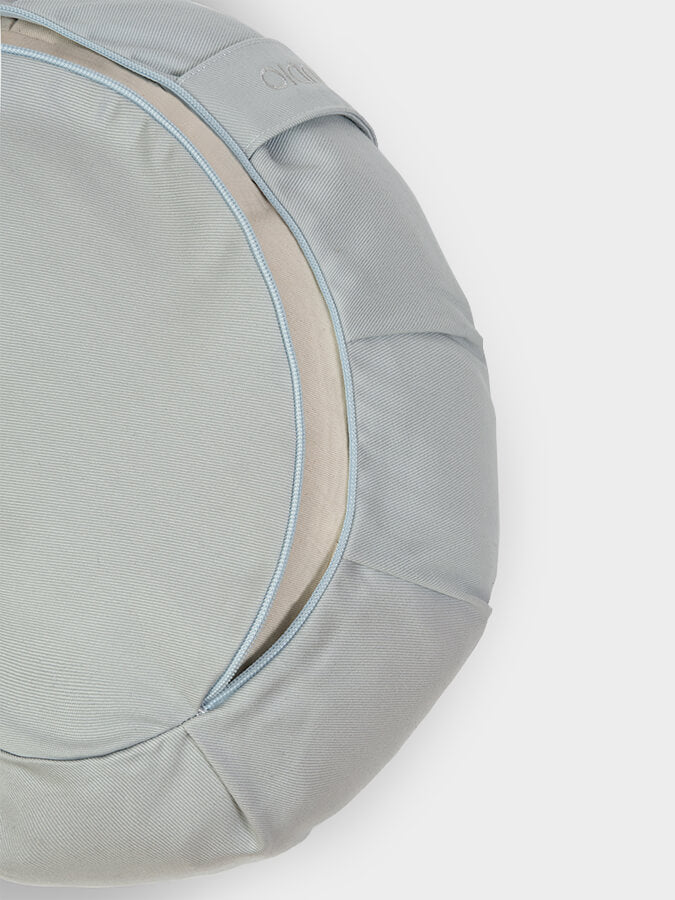 Yoga Studio European Organic Buckwheat Zafu Crescent Cushion - mezetto Shopify Collective Yoga Studio Store
