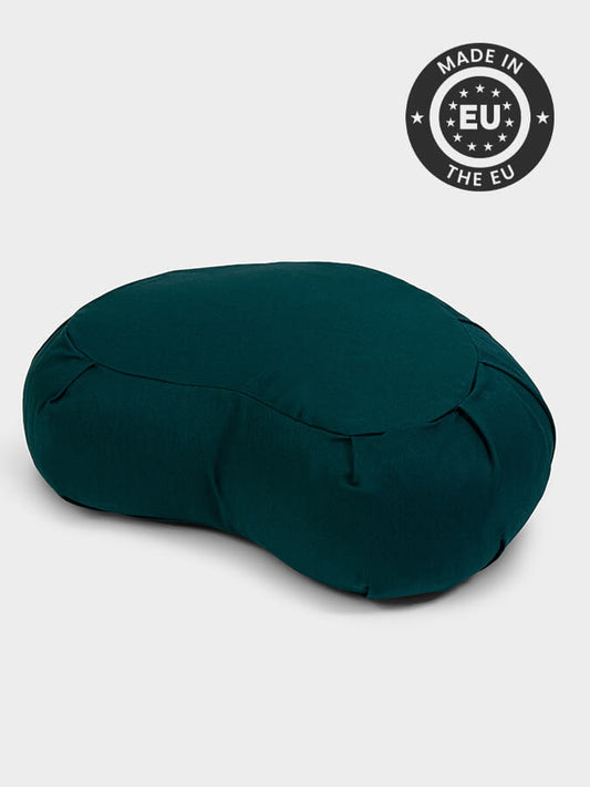 Yoga Studio European Organic Buckwheat Zafu Crescent Cushion - mezetto Shopify Collective Yoga Studio Store