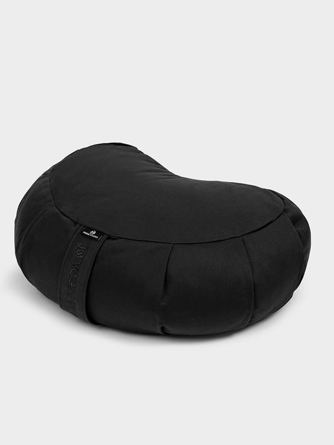 Yoga Studio European Organic Buckwheat Zafu Crescent Cushion - mezetto Shopify Collective Yoga Studio Store