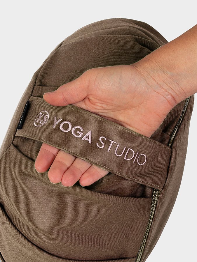 Yoga Studio European Organic Buckwheat Zafu Crescent Cushion - mezetto Shopify Collective Yoga Studio Store