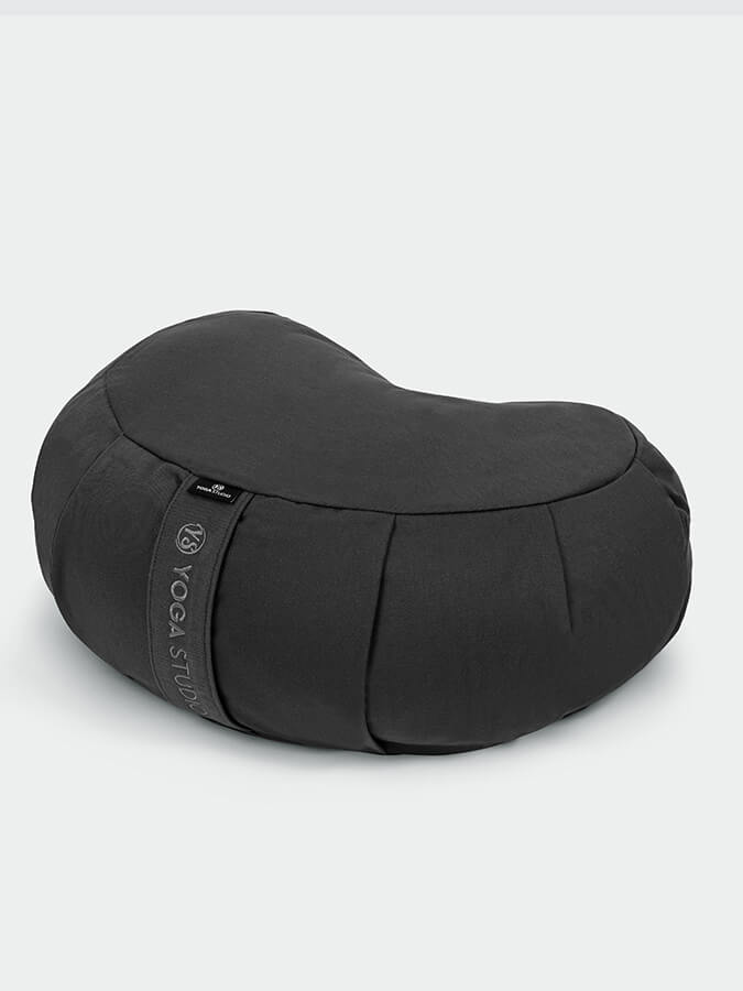 Yoga Studio European Organic Buckwheat Zafu Crescent Cushion - mezetto Shopify Collective Yoga Studio Store